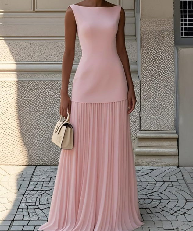 Serena | Plisirana Maxi Haljina