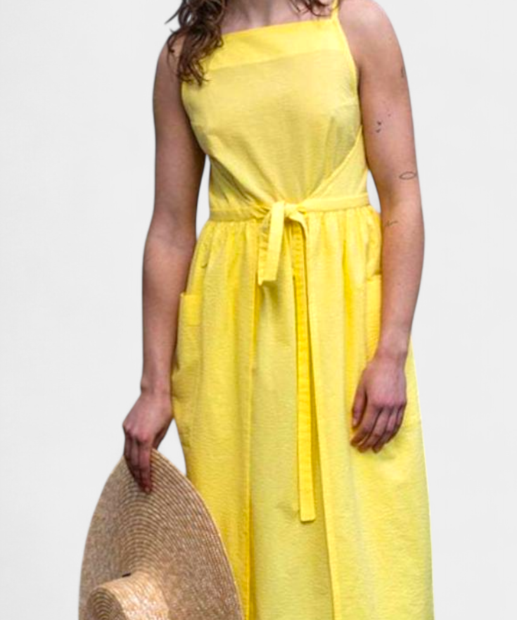 Maeve - Flowing Layered Dress with Belt