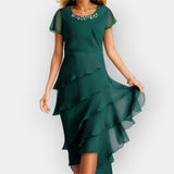 Udobno šifonsko haljina