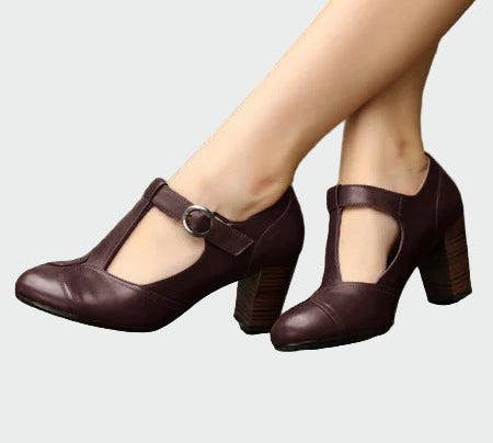 Rakele | T-strap niske štikle