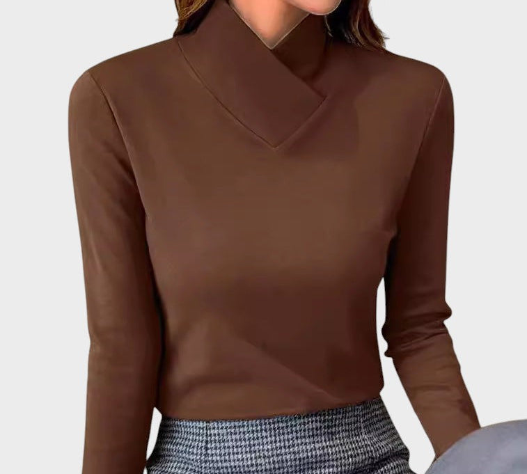 Beverley - Bluza s dugim rukavima i visokim ovratnikom