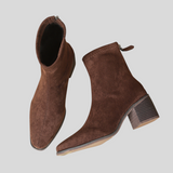 Giuliana - Elegantne Čizme Od Brušene Kože