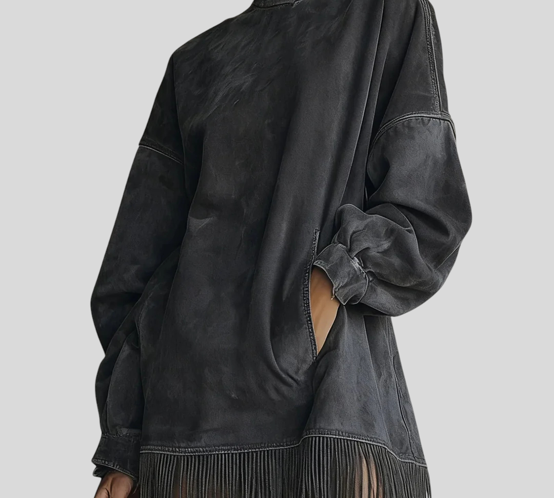 Muriel - Minihaljina S Dugim Rukavima I Resama