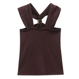 ARIA | Mocha Halter Top