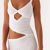 Alya – Openwork Knit Maksi haljina