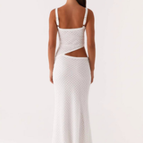 Alya – Openwork Knit Maksi haljina