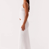 Alya – Openwork Knit Maksi haljina