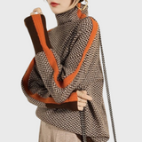 Zlatka – Herringbone Luxe Turtleneck