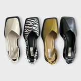 Čizme od umjetne kože s elastičnom petom