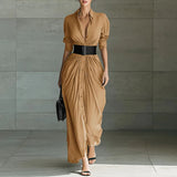 Savannah – Draped Maksi košulja-haljina