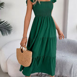 Yessa – Elegantna Tiered Haljina