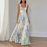 Grace | Cvjetna A-Line Maxi Haljina