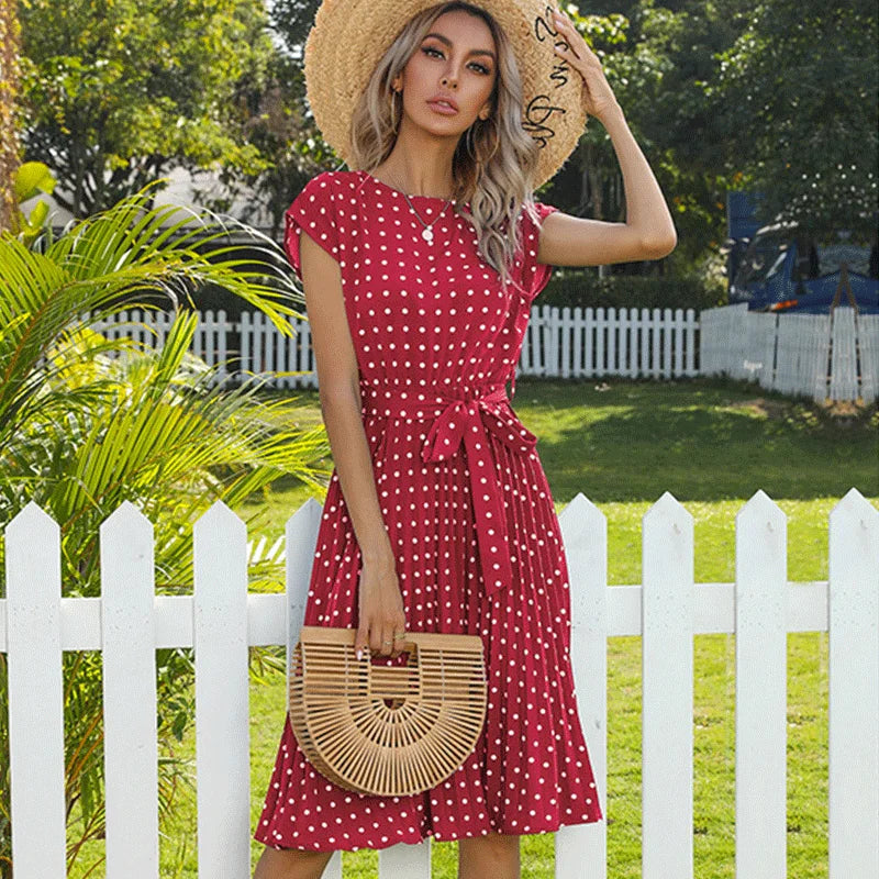 Beth – Polka Cvjetna Haljina