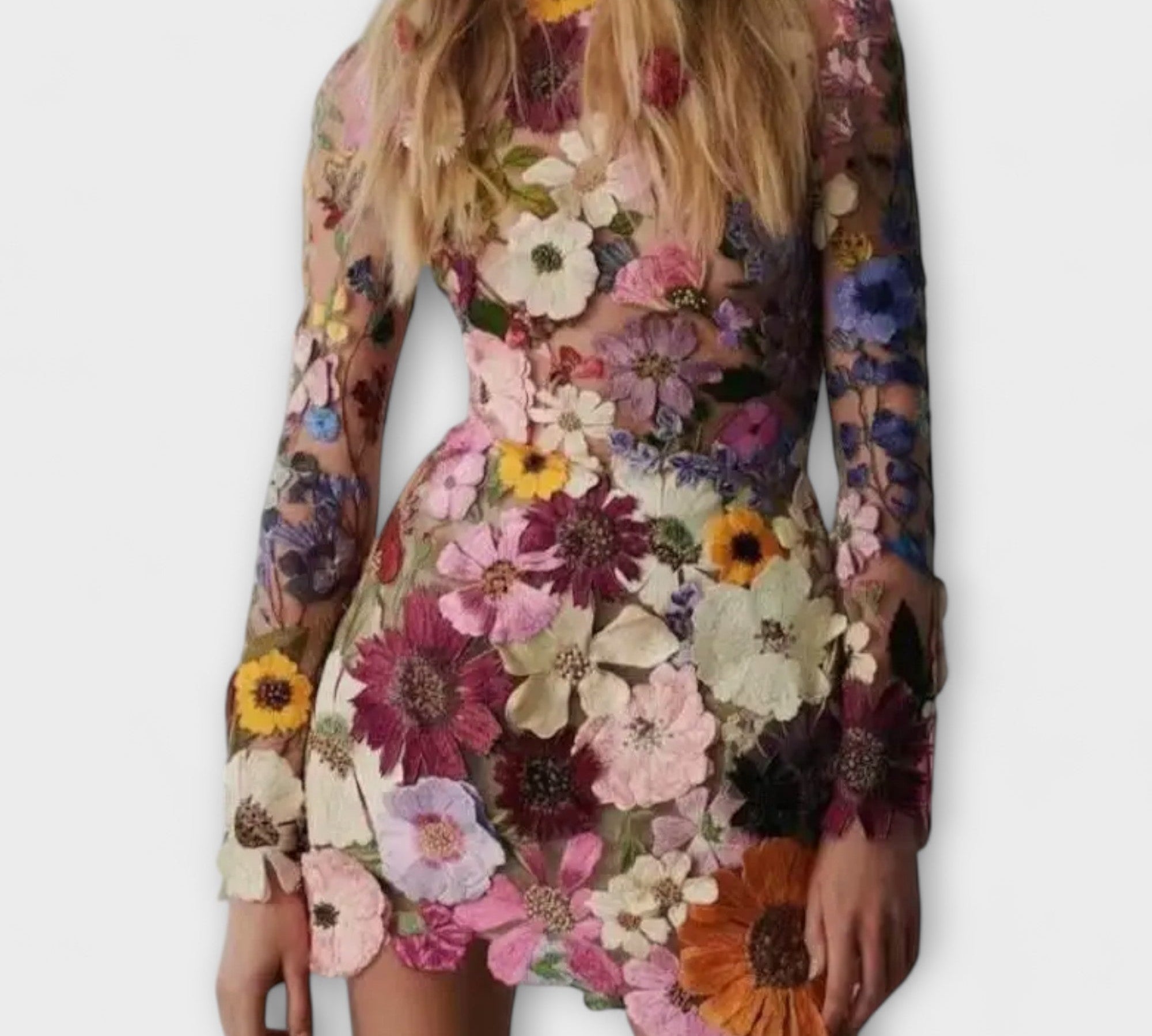 Blaženka - Haljina s cvjetnim uzorkom