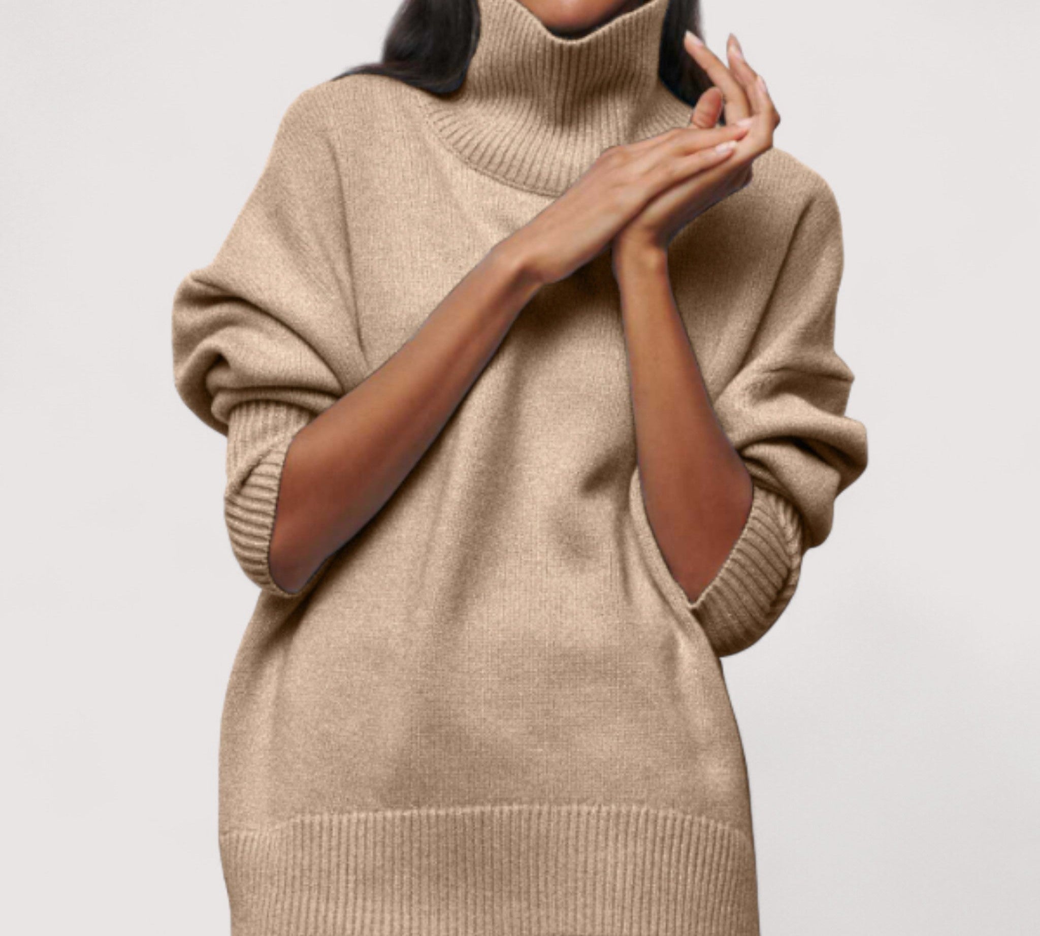 Katrielle™ | Pulover s visokim ovratnikom