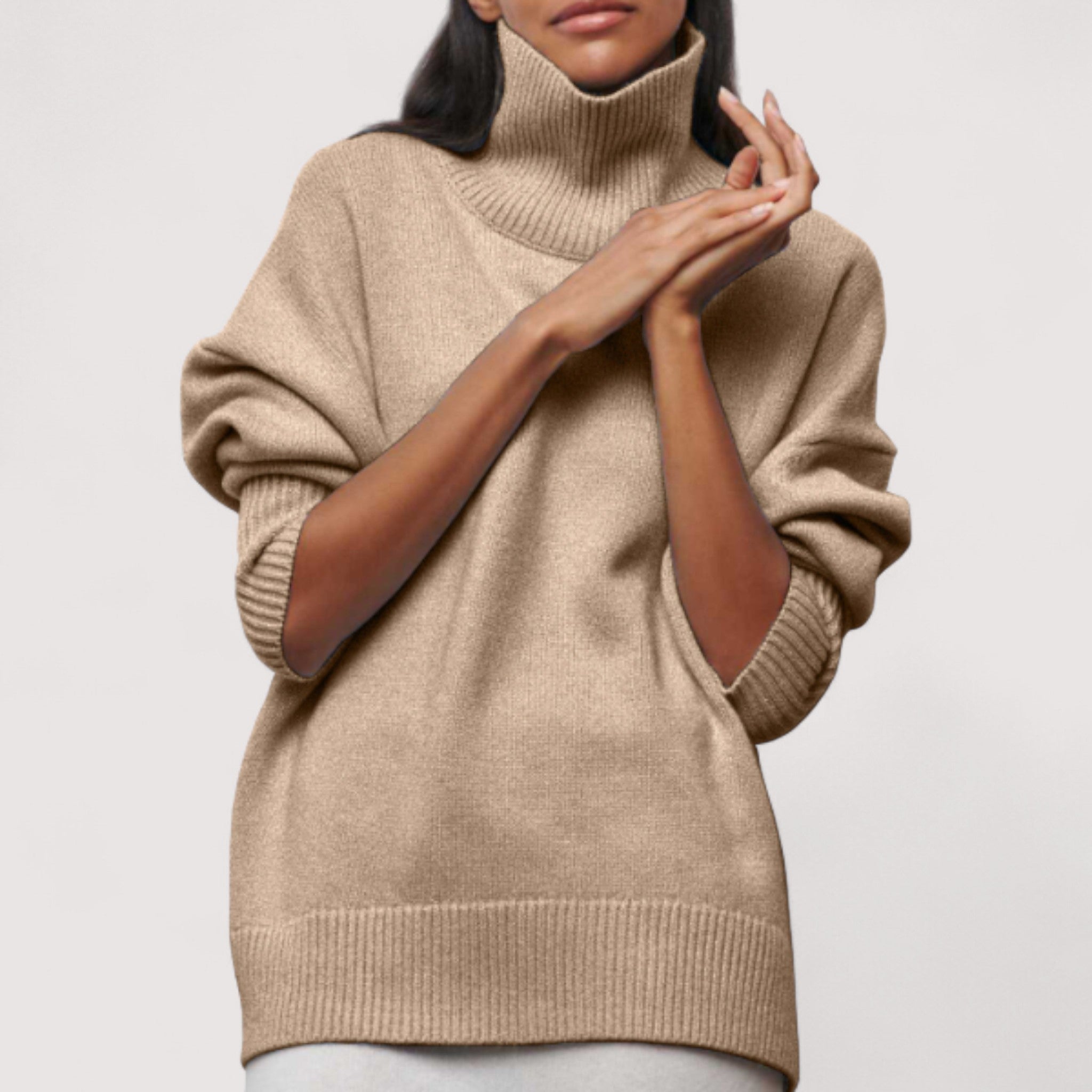 Katrielle™ | Pulover s visokim ovratnikom