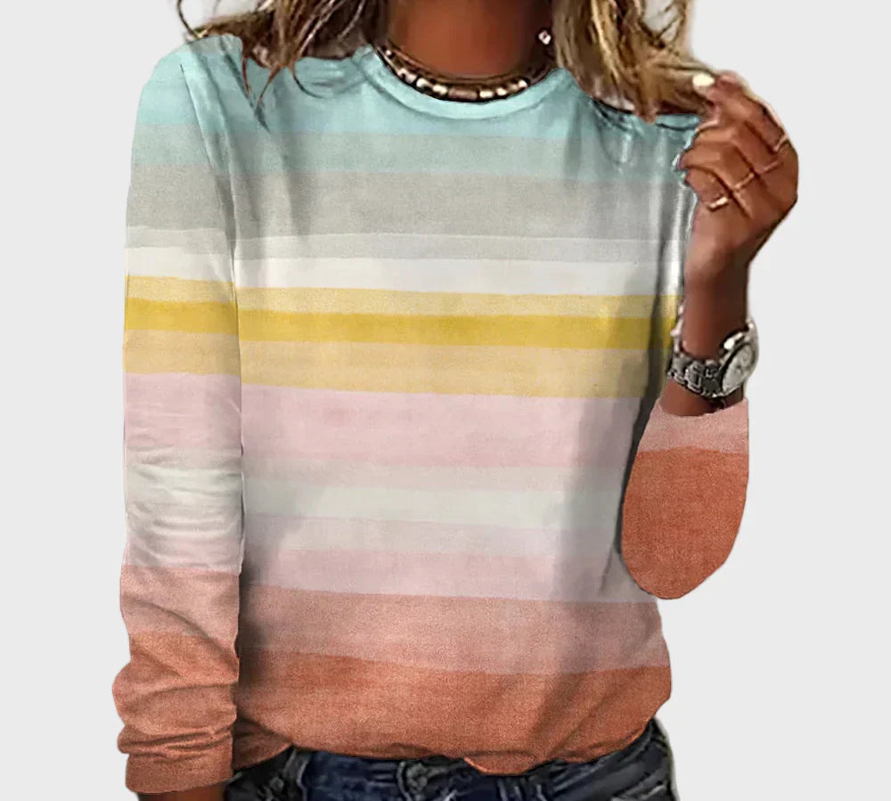 Pletena Majica s Dugim Rukavima