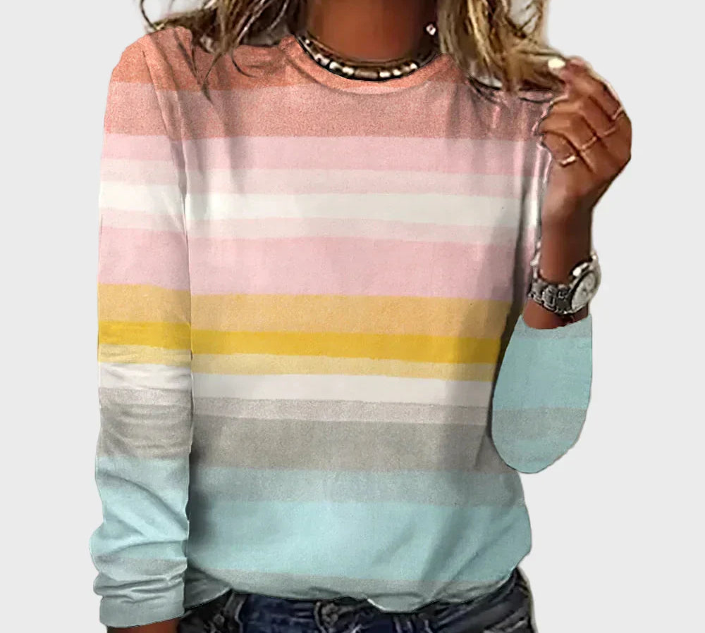 Pletena Majica s Dugim Rukavima