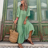 Maribelle | Boho maksi haljina