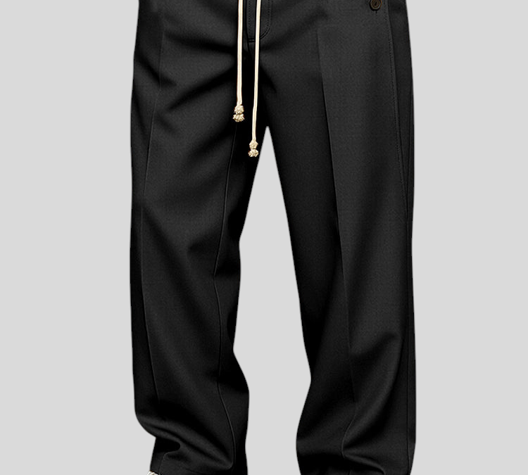 Edelhart - Elegantne Muške Hlače Sa Vezicom