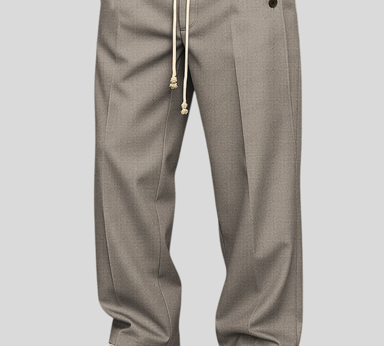 Edelhart - Elegantne Muške Hlače Sa Vezicom