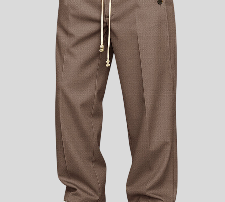 Edelhart - Elegantne Muške Hlače Sa Vezicom