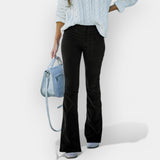 Hlače s visokim strukom i širokim nogavicama