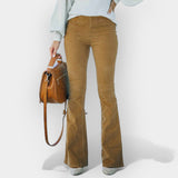 Hlače s visokim strukom i širokim nogavicama