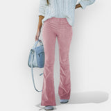 Hlače s visokim strukom i širokim nogavicama