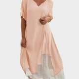 Klasična duga haljina u jednobojnoj nijansi