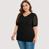 Ilse™ | Proziran top s V-izrezom