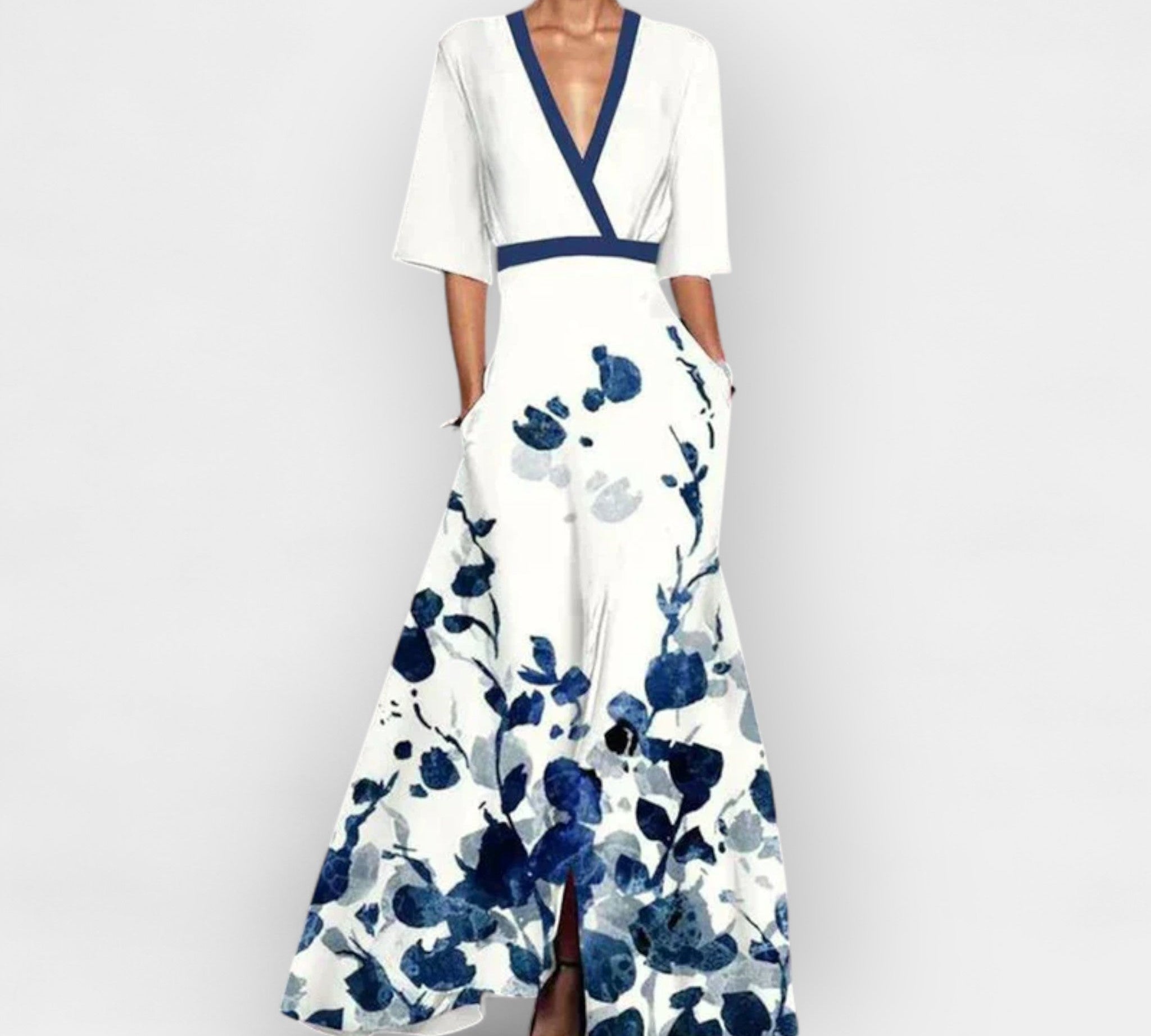 Cvjetna dugo haljina