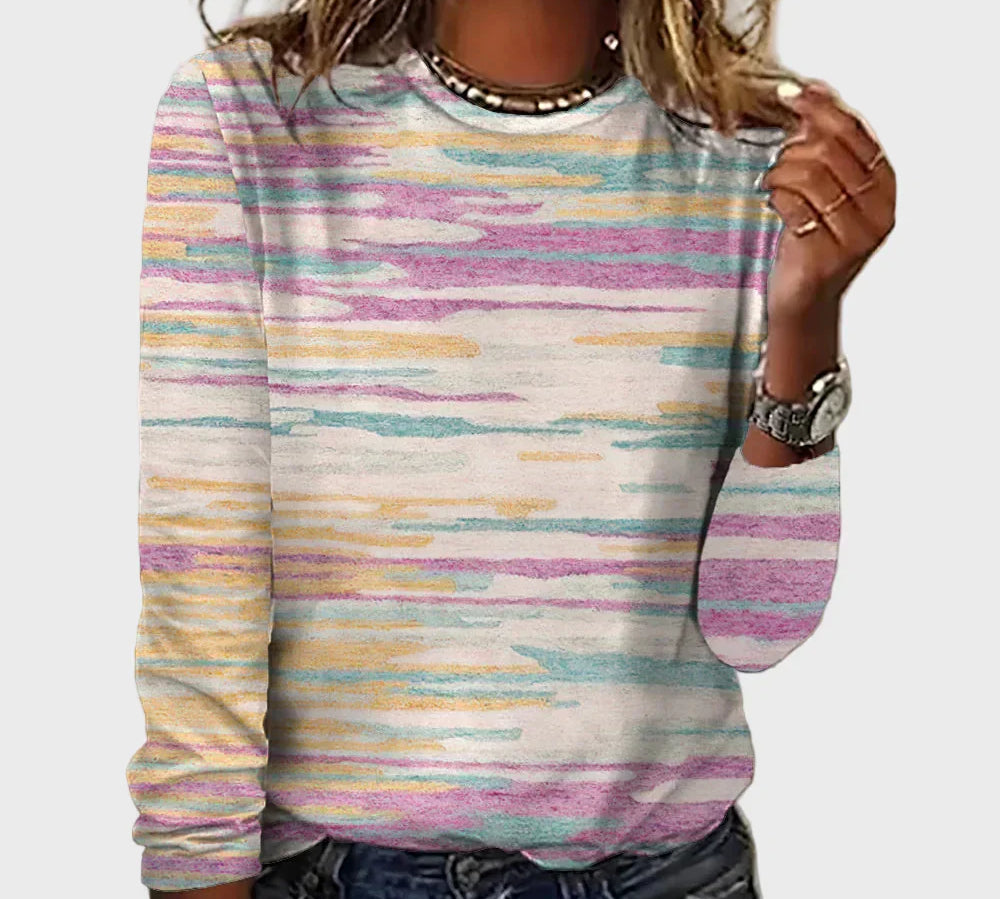 Pletena Majica s Dugim Rukavima