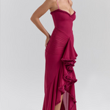 Alexandra | ženski Wedding Guest čipkasta Ruched haljina
