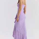 Alexandra | ženski Wedding Guest čipkasta Ruched haljina