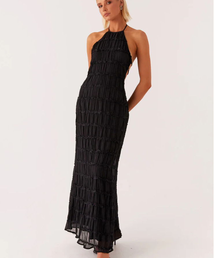Jolene™ | elegantna halter maksi haljina