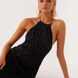 Jolene™ | elegantna halter maksi haljina