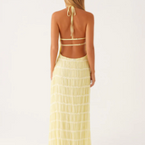 Jolene™ | elegantna halter maksi haljina