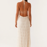 Jolene™ | elegantna halter maksi haljina