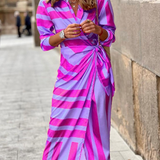 Elvina – Tiskana Wrap Haljina