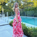 Pippa | ženski Wedding Guest cvjetna plisirana maksi haljina Summer 2026