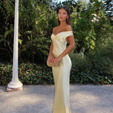 Gabrielle | ženski Wedding Guest čipkasta Off rame haljina večernja