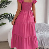 Yessa – Elegantna Tiered Haljina