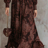 Sanja | DUGA HALJINA S ELEGANTNIM VINTAGE PRINTOM
