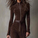 Dakota – Suede Zip Maksi haljina