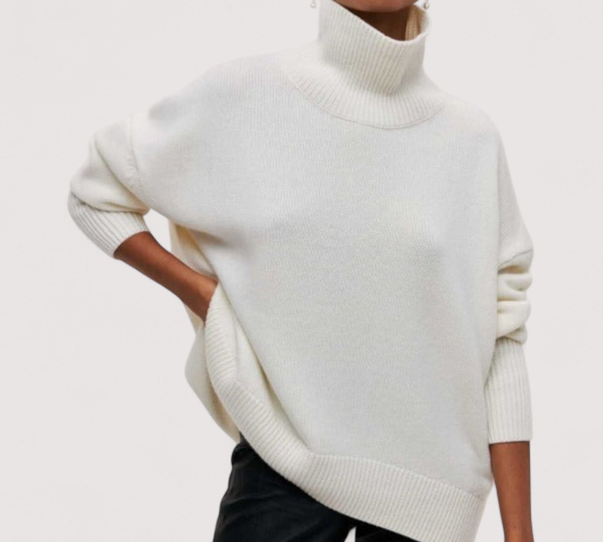 Katrielle™ | Pulover s visokim ovratnikom