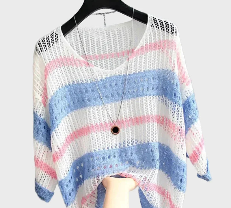 Lagani Pleteni Top s Otvorima