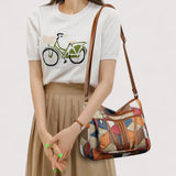 Zara™ | Mozaik kožna torba