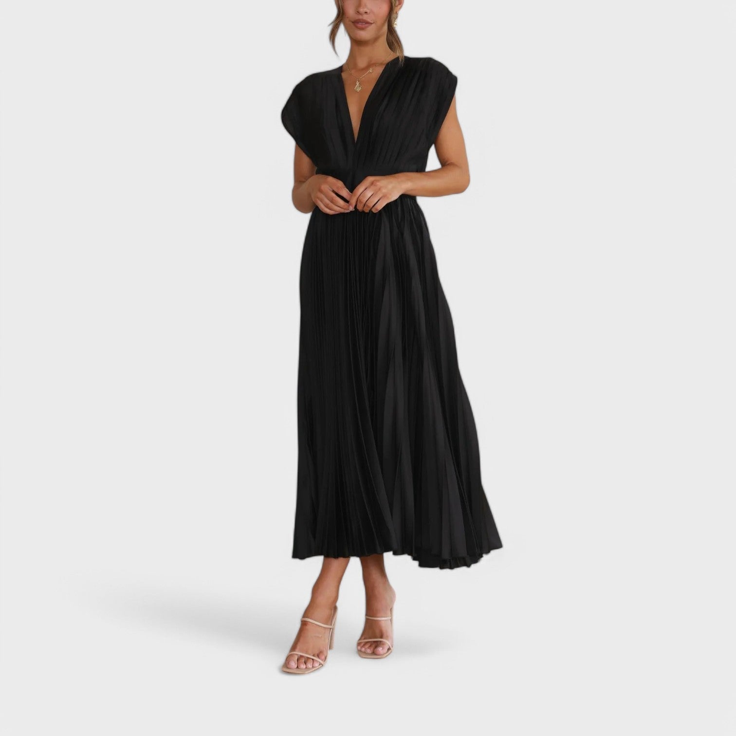 Paula - Elegantna plisirana haljina