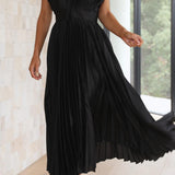 Stella™ | Plisirana maxi haljina